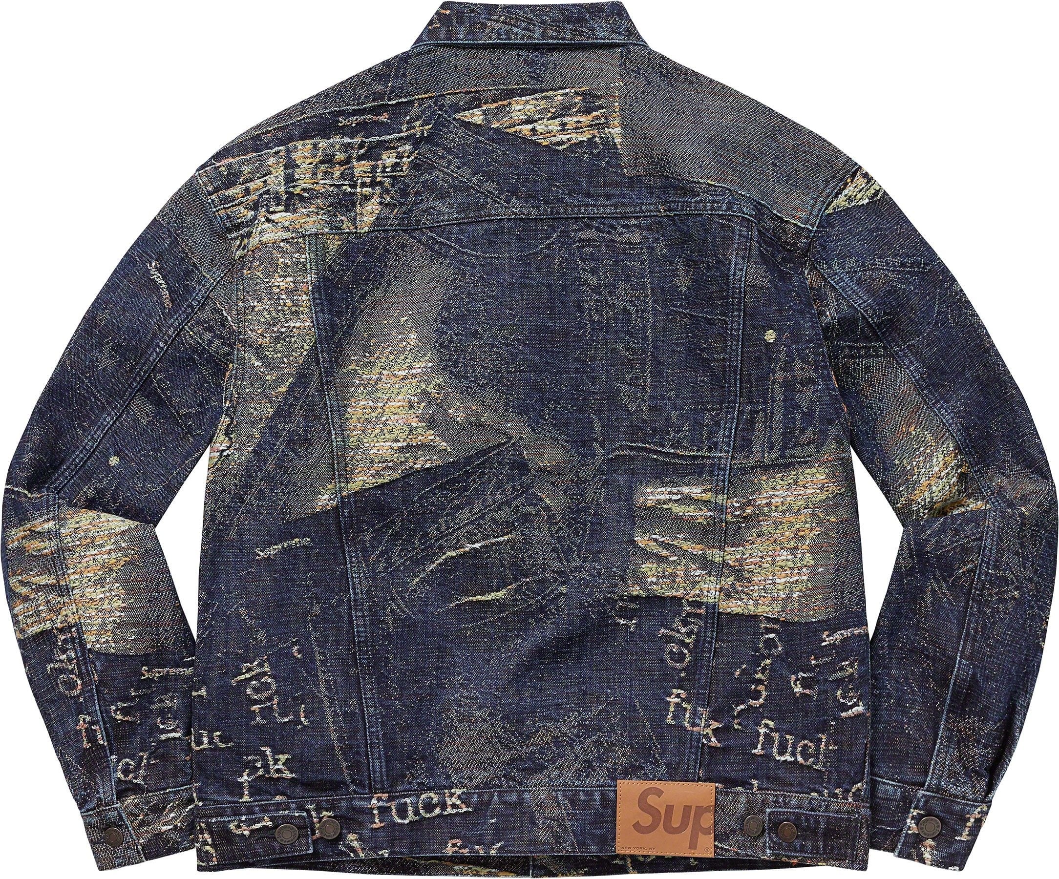 Archive Denim Jacquard Trucker Jacket view 5